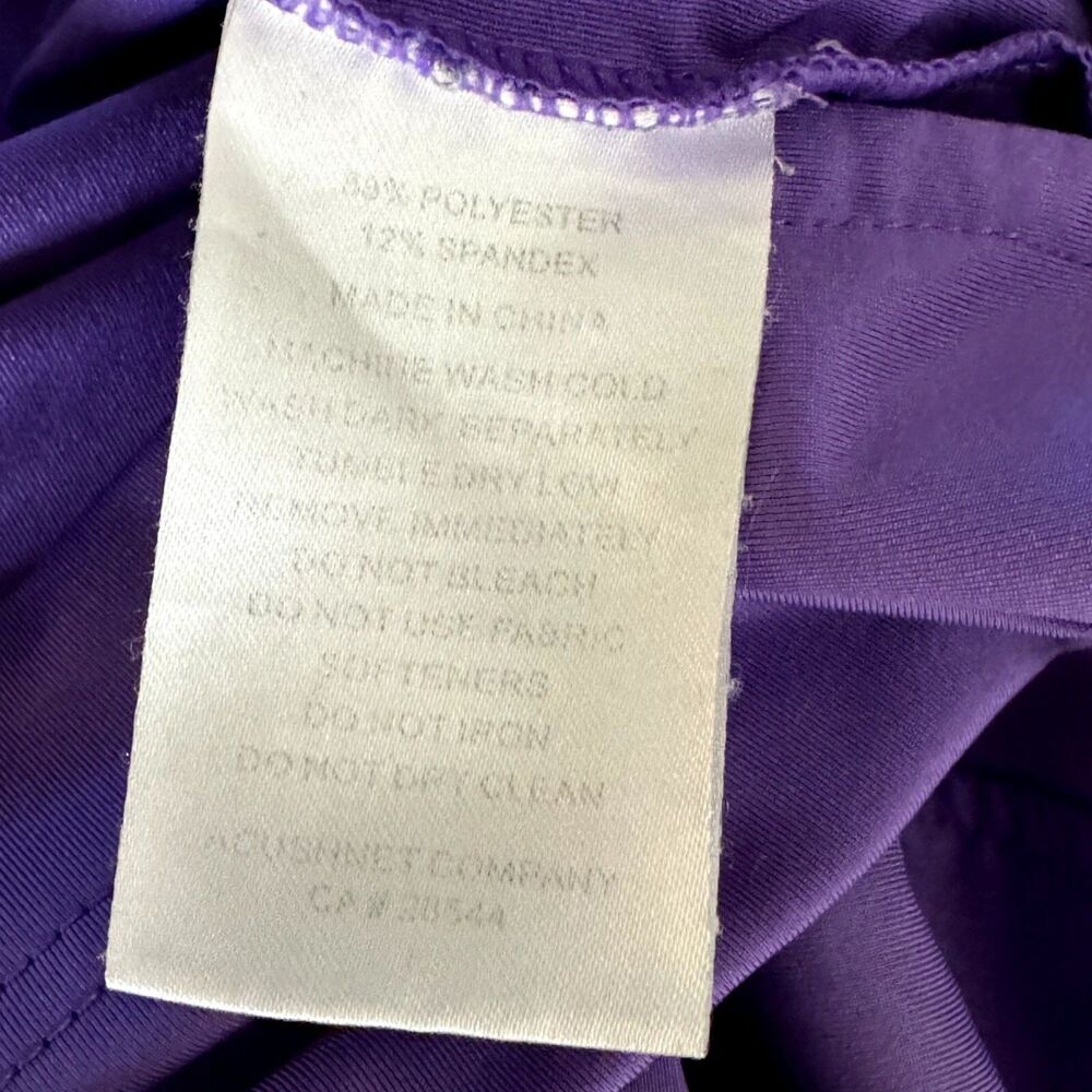 FootJoy FJ Mens Golf Polo Shirt Top Athleisure Athletic Purple L - Picture 6 of 6